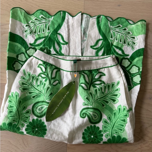 FARM Rio Green Color Festival Euroflax™ Midi Skirt - Picture 7 of 7